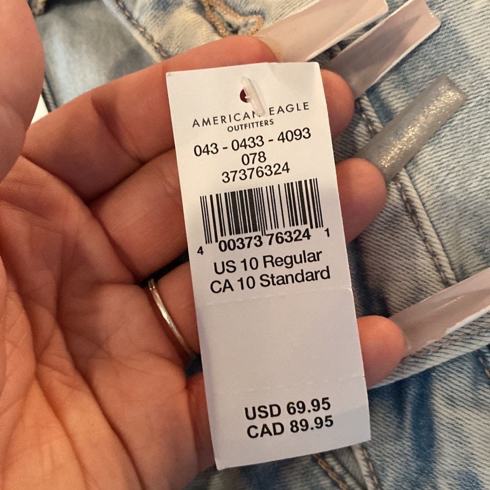 American eagle jeans size 10